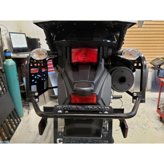 HappyTrail SU Side Rack for Kawasaki KLR 650 2022+ Law Abiding Biker