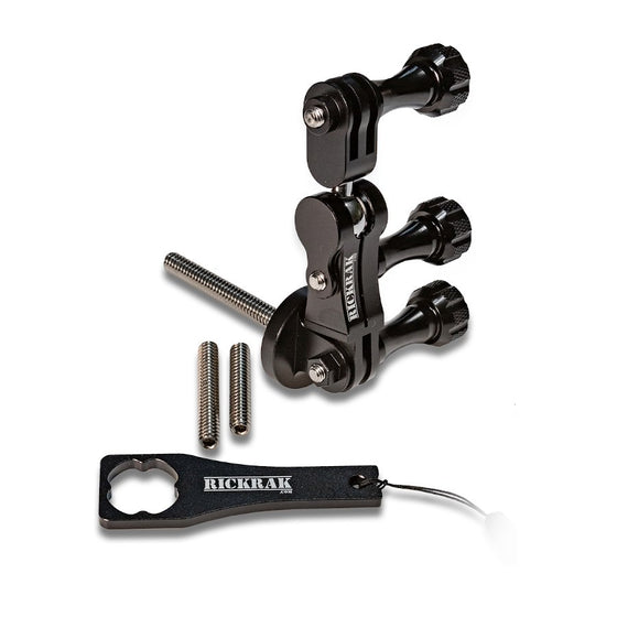RickRak 360* Fork Mount GoPro & Other Action Cameras Mount for Harley '14 & Newer Touring Models