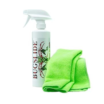 Bugslide 16 Ounce Trigger Spray Bottle With Microfiber Cloth
