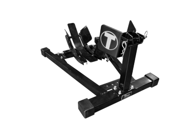Titan Bulldog Moto Cradle Wheel Chock - Black